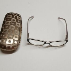 Luxottica Eyeglass Frames Black/white, LU 9047 B